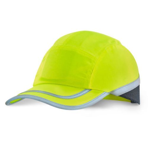Hi-Viz Safety Baseball Cap Yellow