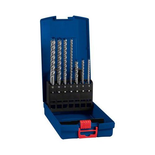 BOSCH EXPERT SDS PLUS-7X HAMMER DRILL BIT SET 5/6/6/8/8/10/12 MM 7-PC
