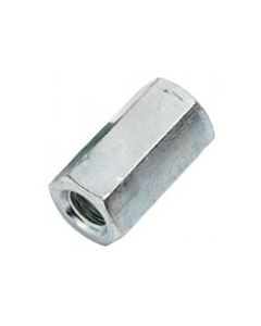 Hexagonal Connector Nuts Zinc Plated (Pack of 100)