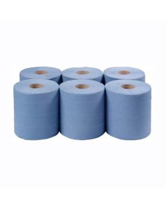 1 Ply Blue Continuous Roll Towel 180m Pack Of 6