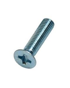 M6 Pozi Drive Countersunk Machine Screws Zinc Plated (Pack of 100)