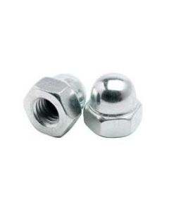 Dome Nuts Zinc Plated (Pack of 100)
