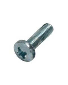 M8 Pozi Drive Pan Head Machine Screws Zinc Plated (Pack of 100)