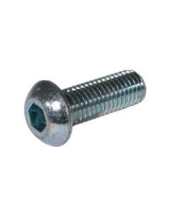 M12 Socket Button Head (Dome) Screws 10.9g Zinc Plated (Pack of 100)