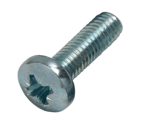M5 Pozi Drive Pan Head Machine Screws Zinc Plated (Pack of 100)