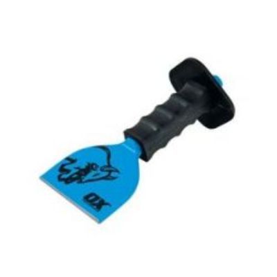Ox OX-T090502 Trade Brick Bolster Chisel 2 1/4" with Hand Guard