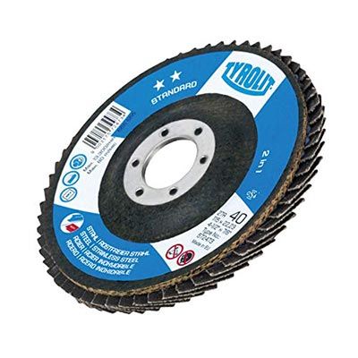 TYROLIT 115mm 2in1 Flap Disc Standard** Conical Shape