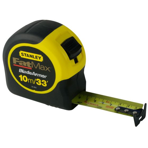 Stanley 0-33-805 FatMax Blade Armour Tape Measure 10m