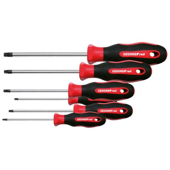 Gedore Red 6Pc Screwdriver Set Torx T10-T40