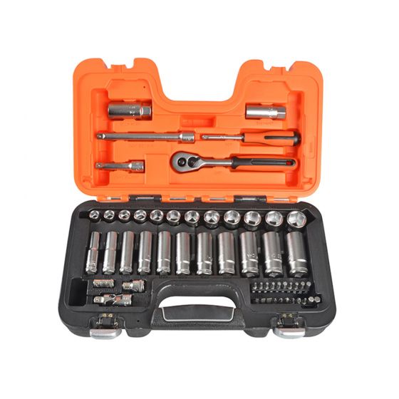Bahco S330L Socket Set 1/4" and 3/8" Drive with 53 Pieces 