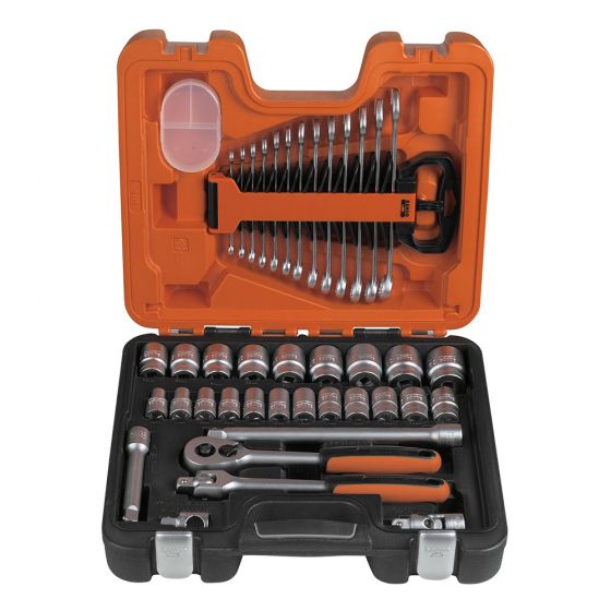 Bahco S400 Socket and Spanner Set 1/2" Drive with 40 Pieces