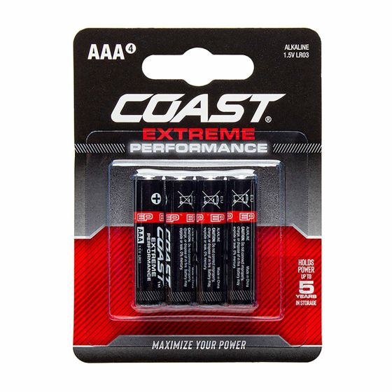 Coast AAA Battery Pk 4