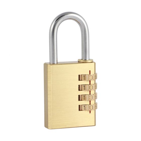 Veto 40mm Brass Combination Padlock 4 Digits