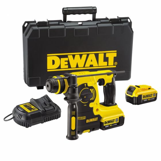 Dewalt DCH253M2 18V XR 24mm SDS-Plus Hammer Drill - 2 X 4Ah