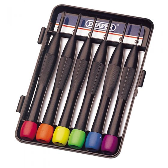 Draper 03266 Precision Jewellers Screwdriver Set 6pce