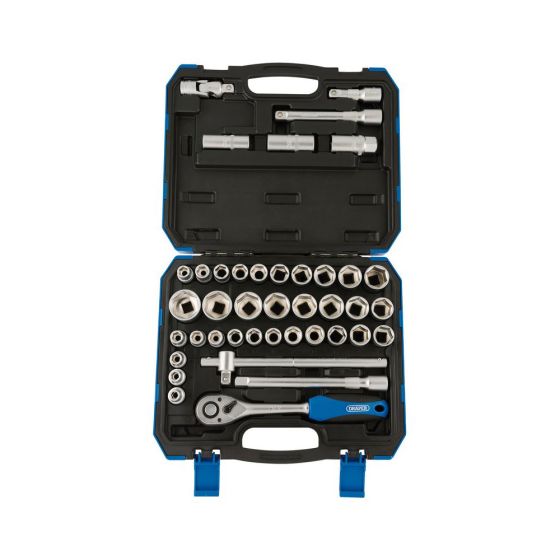 DRAPER 1/2 SQ DR MM/AF SOCKET SET 41PC"