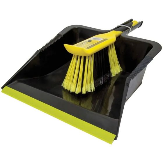 BULLDOZER HEAVY DUTY DUSTPAN AND BRUSH