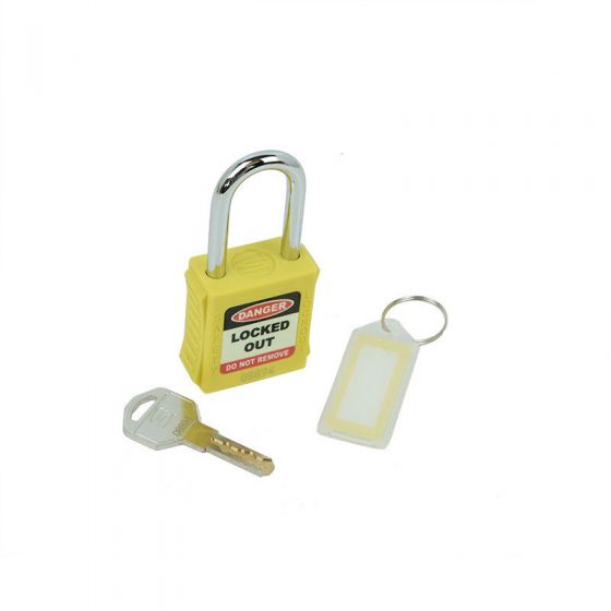 Spectrum Yellow Safety Lockout Padlock