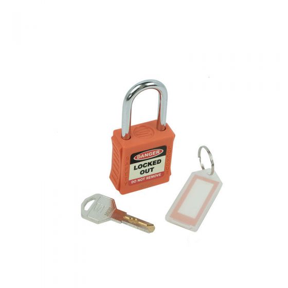 Spectrum Orange Safety Lockout Padlock