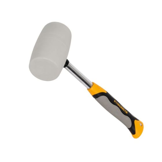ROUGHNECK NON-MARKING WHITE RUBBER MALLET 680G (24OZ)