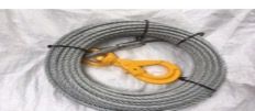 10mmx23M Winch Cable C/W Self Latch Swivel Hook