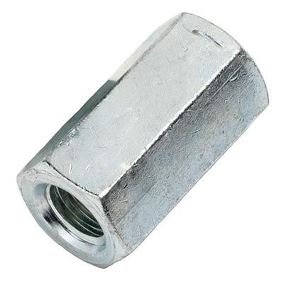 Hexagonal Connector Nuts Zinc Plated