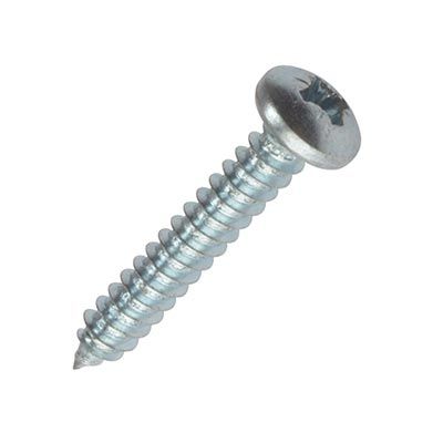 Self Tapping Screws Pan Head Pozi Zinc Plated