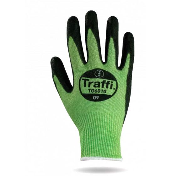 X-DURA PU COATED TOUCH SCREEN CUT F  SIZE 9 GREEN