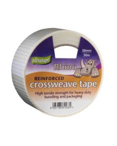 Rhino 50mm x 50m Crossweave Tape 