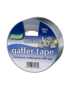 Rhino 50mm x 50m Silver Gaffer Tape