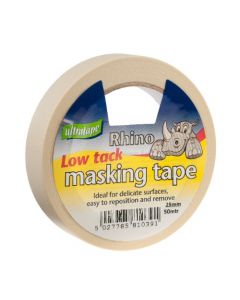 Rhino 25mm x 25m Low Tack Masking Tape