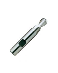 Europa HSSCo8 2 Flute Ball Nose Slot Drill Flatted Shank