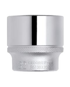Gedore Red Hex Socket 1/2" Sq Dr