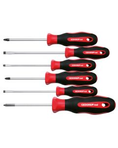 Gedore Red 6Pc Screwdriver Set Pz + Sl