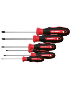 Gedore Red 6Pc Screwdriver Set Torx T10-T40