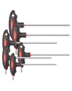 Gedore Red 2.5-8mm T Handle Hex Wrench Set 6Pc