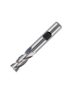 Europa HSSCo8 3 Flute End Mill Flatted Shank