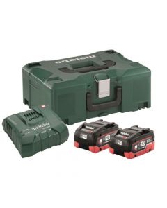 Metabo Basic-Set 2 x 18V LiHD 8.0Ah Batteries, ASC Ultra + MetaLoc