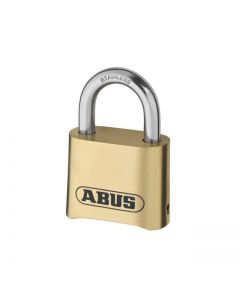 Abus 180IB/50mm Combination Padlock Brass 4 Digit W/Proof