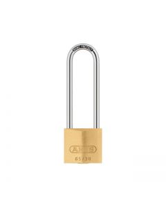 Abus 65/30mm Brass Padlock 60mm Long Shackle