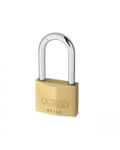 Abus 65/40mm Brass Padlock 40mm Long Shackle