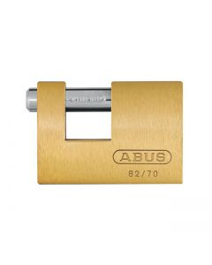 Abus 82/70 Brass Shutter Monoblock Padlock 70mm