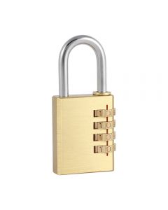 Veto 40mm Brass Combination Padlock 4 Digits