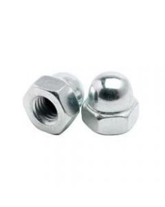 Dome Nuts Zinc Plated