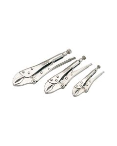 DRAPER 3PC CURVED SELF GRIP PLIERS SET