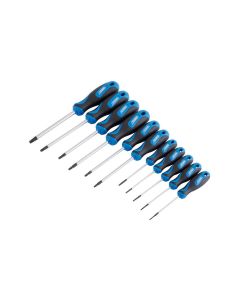 DRAPER TX STAR SECURITY SOFT GRIP SCREWDRIVER SET 11PCE
