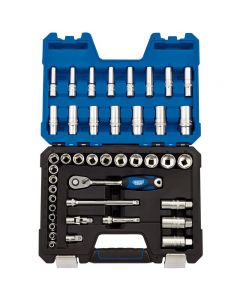 DRAPER 3/8" SQ DR SOCKET SET 42PC