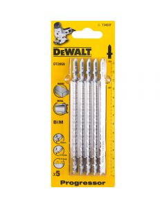 Dewalt DT2059-QZ Pack of 5 T345XF Progressor Jigsaw Blades for Wood and Metal