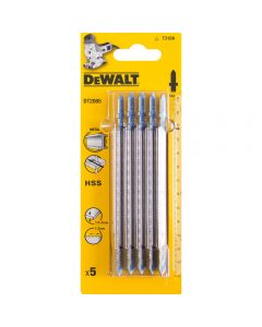 Dewalt DT2085-QZ Pack of 5 T318A Jigsaw Blades for Metal
