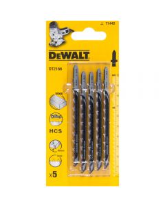 Dewalt DT2166-QZ Pack of 5 T144D Jigsaw Blades for Wood
